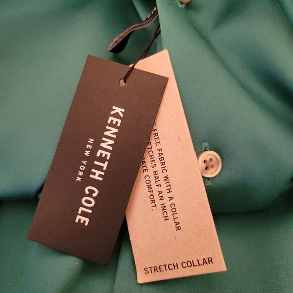 Kenneth Cole NY Wrinkle Free Button Down Shirt (Size 16.5 32/33) - Picture 8 of 9